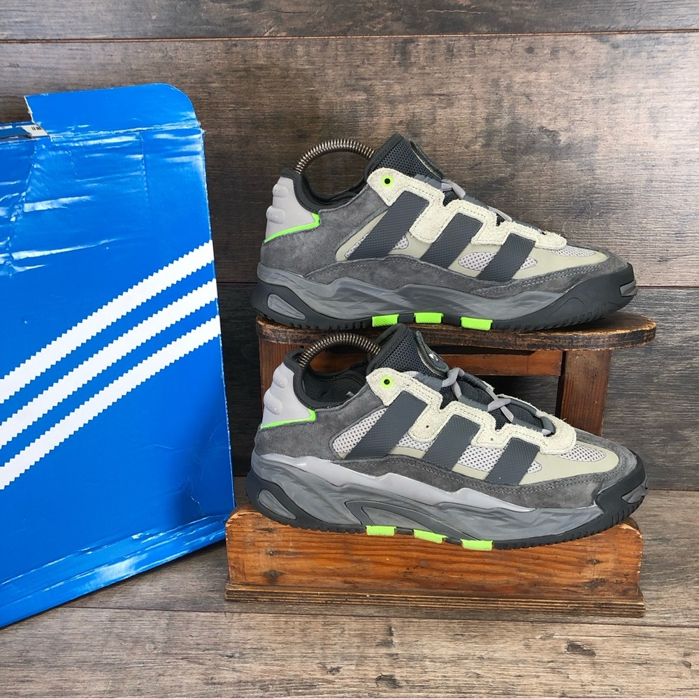 adidas Originals Niteball Feather Grey Trainers FX7654 UK 5.5 US 6 - Picture 12 of 14
